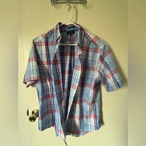 Madison James Blue and Red Plaid Shirt